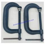 Pair of "C" Clamps