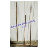 Lot of (3) Squeegee Brooms
