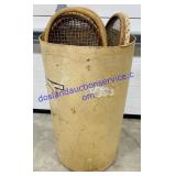 Container of Badminton Racquets