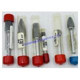Lot of (6) Carbide Burs