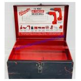 Metal Milwaukee Drill Box (No Drill)