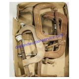 Lot of (5) "C" Clamps