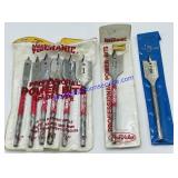 Lot of Professional Power Spade Bits