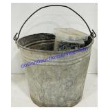 Galvanized Bucket of Nails