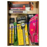 Dial Caliper, Steel Rule, Mini Hack Saw, Etc.