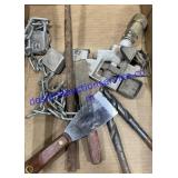 Putty Knives , Drill Bits , Chain Locks & ?
