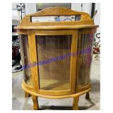 Small Wooden Curio Cabinet (39 x 31 x 15)