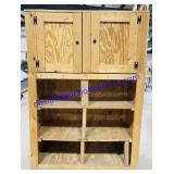Home Made Wooden Cabinet on Wheels (74 x 51 x 26)