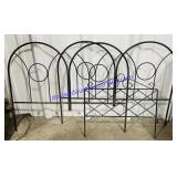 Lot of (3) Decorative Yard Fencing