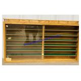 Wooden/Glass Display Case (48 x 27 x 5)