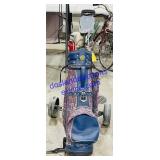 Set of Ladies Golf Clubs & Pull Cart