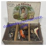 La Palina Cigar Box W/ Bird Figure , Screw In