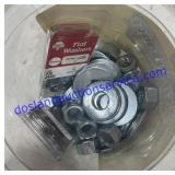 Container W/ Assorted Washers & Nuts