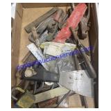 Lock W/ Key , Putty Knife, Wrenches, Ratchets Etc