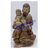 Man, Woman & Child Figurine (11")