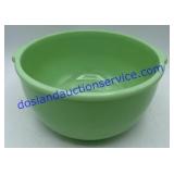 Vintage Green Glass Mixing Bowl 9"x5"