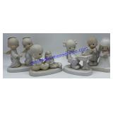 4 Precious Moments Figurines - Bless & Keep You ,