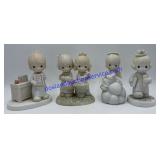 4 Precious Moments Figurines - Report Card ,
