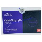 Package of Purple Curtain Lights