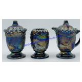 Westmoreland Strutting Peacocks Carnival Glass