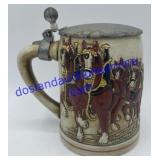 Ceramarte Budweiser Champion Clydesdales Stein
