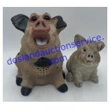 Door Greeter Pig ( 7" ) & Pig Figurine