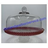 Glass Covered Cake Stand