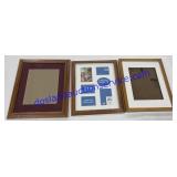 3 Picture Frames ( Largest Measures 13"x16" )