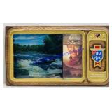 John Wayne Old Style Beer Wall Mount Light -Works!