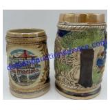 San Francisco & Lady, Gentleman & Dog Steins