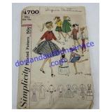 Vintage Doll Clothing Sewing Patterns