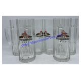 " Pfungstadter Bier " German Mug Set Of 6