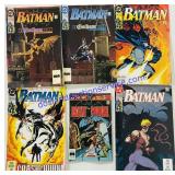 Lot of (6) 92" Batman DC Comic Books