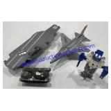 Military Tank, Plane W/ Runway & Robot