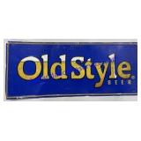 Metal Old Style Beer Sign 34"x14"