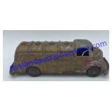 Vintage Metal Fire Truck 6"x2"