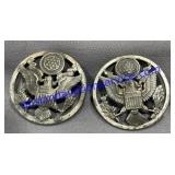 2 E Pluribus Unum Pins