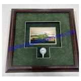 17"x17" Golf Picture W/ Top Flight Ball