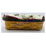 2006 Holiday Longaberger Basket w/ Ceramic Insert