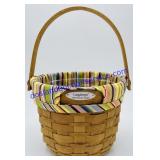 2010 Longaberger Dresden Basket (7 x 7 x 5)