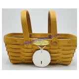 2001 Longaberger Woven Memories Basket (10 x 6 x