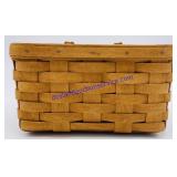 1990 Longaberger Handled Basket (10 x 9 x 6)