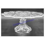 Glass Cake Stand (9" Wide)