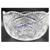 Crystal Bowl (9" Wide 5" Tall)