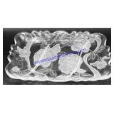 Glass Rose Platter (13 x 10)