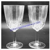 Set of (8) Crystal Goblets