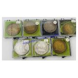 Lot of (7) Scott County Collector Coins