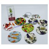 Wine Stopper, Charms & Coasters