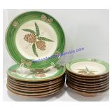 Lot of Hampton @ Home Holiday Dinnerware