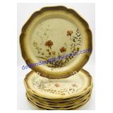 Set of (6) Mikasa Whole Wheat Jardiniere Plates